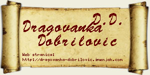 Dragovanka Dobrilović vizit kartica
